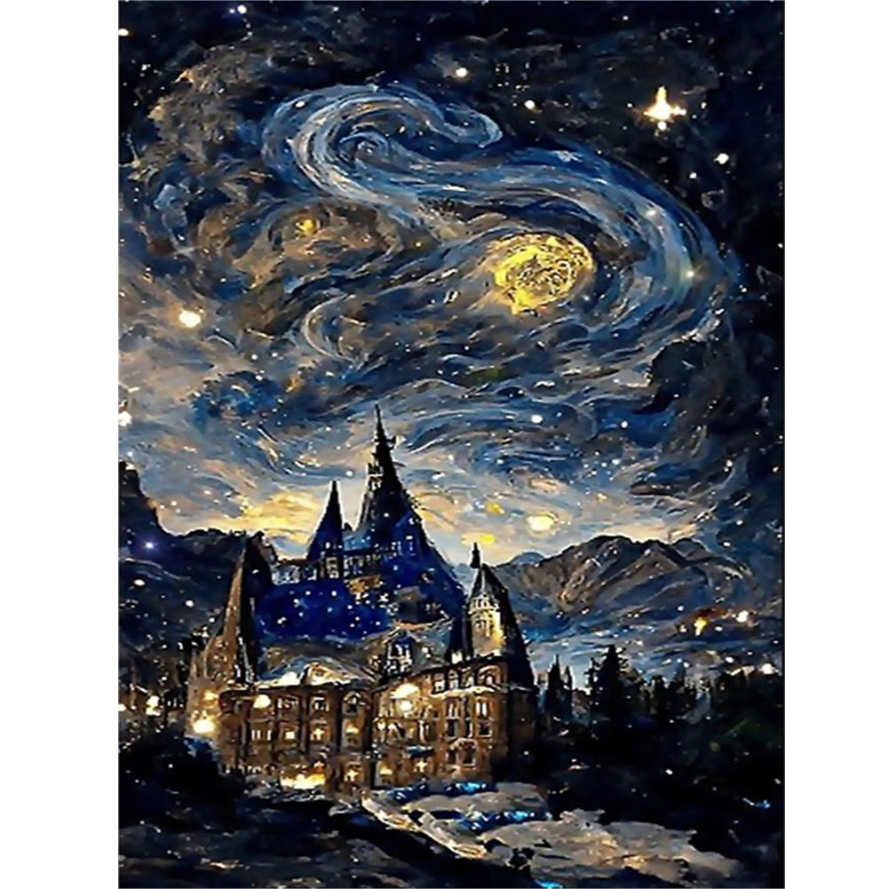 Diamond Painting - Full Round -night starry sky (30*40CM)
