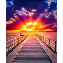 Load image into Gallery viewer, AB Diamond Painting - Full Round -sunset strip (40*50CM)
