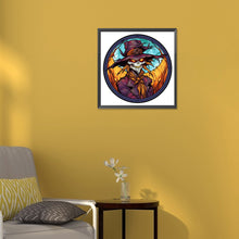 Load image into Gallery viewer, Diamond Painting - Full Round - halloween glass painting (30*30CM)
