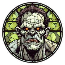 Load image into Gallery viewer, Diamond Painting - Full Round - halloween glass painting (30*30CM)
