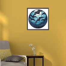 Load image into Gallery viewer, Diamond Painting - Full Round - halloween glass painting (30*30CM)
