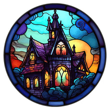 Load image into Gallery viewer, Diamond Painting - Full Round - halloween glass painting (30*30CM)
