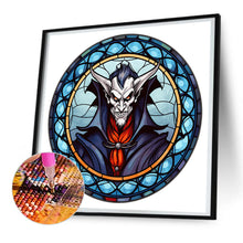 Load image into Gallery viewer, Diamond Painting - Full Round - halloween glass painting (30*30CM)
