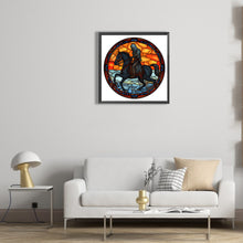 Load image into Gallery viewer, Diamond Painting - Full Round - halloween glass painting (30*30CM)
