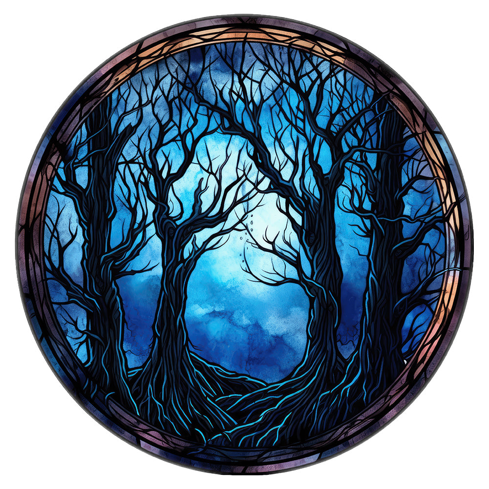 Diamond Painting - Full Round - halloween glass painting (30*30CM)