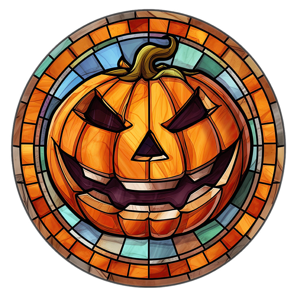 Diamond Painting - Full Round - halloween glass painting (30*30CM)