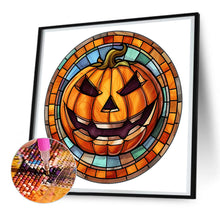 Load image into Gallery viewer, Diamond Painting - Full Round - halloween glass painting (30*30CM)
