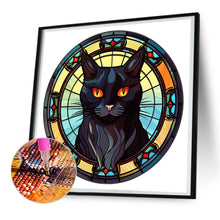 Load image into Gallery viewer, Diamond Painting - Full Round - halloween glass painting (30*30CM)
