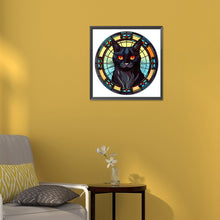 Load image into Gallery viewer, Diamond Painting - Full Round - halloween glass painting (30*30CM)
