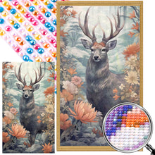 Load image into Gallery viewer, AB Diamond Painting - Full Round - deer (40*70CM)
