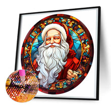 Load image into Gallery viewer, Diamond Painting - Full Round - Christmas Santa Glass Painting (30*30CM)
