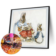 Load image into Gallery viewer, Diamond Painting - Full Round - rabbit (30*30CM)
