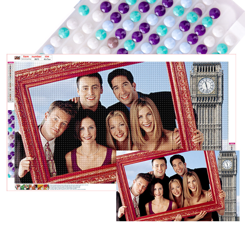 Diamond Painting - Full Round - friend set (75*45CM)