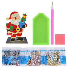 Load image into Gallery viewer, DIY Desk Diamonds Art Crafts Wooden Mosaic Ornament Single Sided Drill Kids Gift
