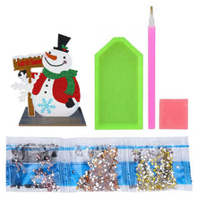 Load image into Gallery viewer, DIY Desk Diamonds Art Crafts Wooden Mosaic Ornament Single Sided Drill Kids Gift
