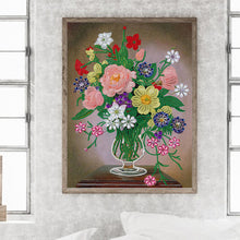 Load image into Gallery viewer, Diamond Painting - Partial Special Shaped - vase bouquet (30*40CM)

