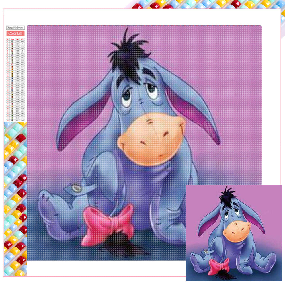 Diamond Painting - Full Square - Eeyore (50*50CM)