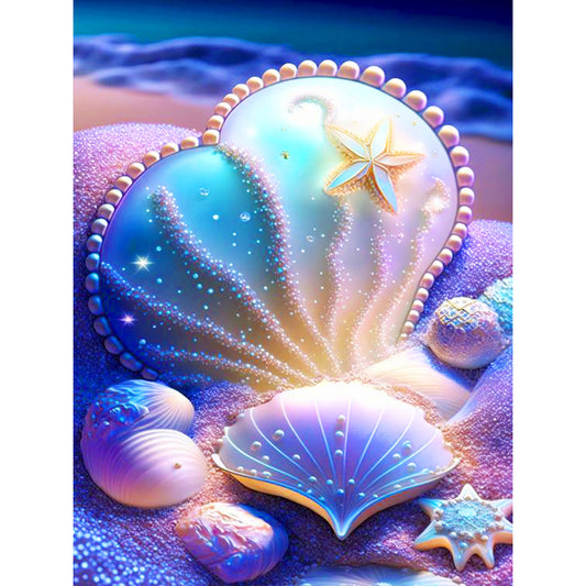 Diamond Painting - Full Round - dream love shell (30*40CM)