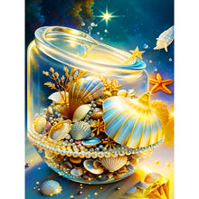 Load image into Gallery viewer, Diamond Painting - Full Round - dreamy yellow shell (30*40CM)
