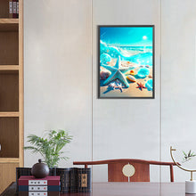 Load image into Gallery viewer, Diamond Painting - Full Round - dream beach starfish (30*40CM)
