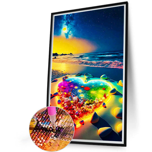 Diamond Painting - Full Round - romantic colorful love (40*60CM)
