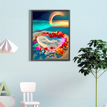 Load image into Gallery viewer, Diamond Painting - Full Round - romantic beach love (40*60CM)
