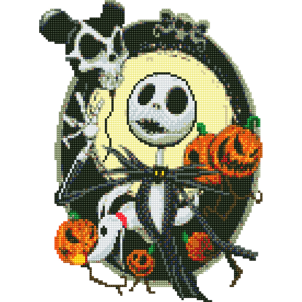 DIY Child Stickers Toy Creative Diamond Stickers Halloween Element Gift for Kids