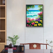 Load image into Gallery viewer, Diamond Painting - Full Round - flowers on the coast (30*40CM)
