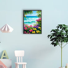 Load image into Gallery viewer, Diamond Painting - Full Round - flowers on the coast (30*40CM)
