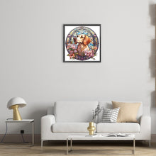 Load image into Gallery viewer, Diamond Painting - Full Round - dog under window sill (30*30CM)

