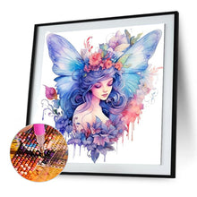 Load image into Gallery viewer, Diamond Painting - Full Round - butterfly fairy (30*30CM)
