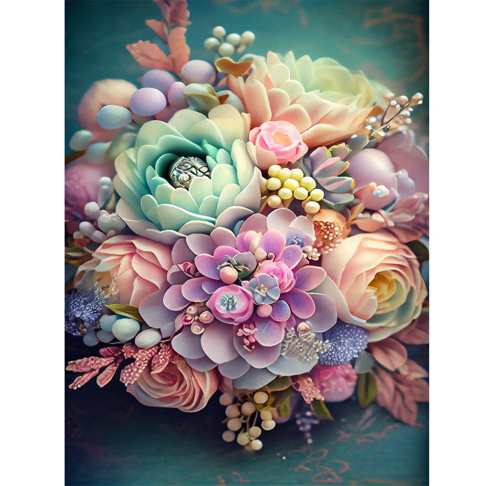 Diamond Painting - Full Round - fresh bouquet (30*40CM)