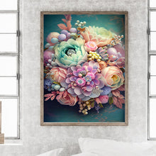 Load image into Gallery viewer, Diamond Painting - Full Round - fresh bouquet (30*40CM)
