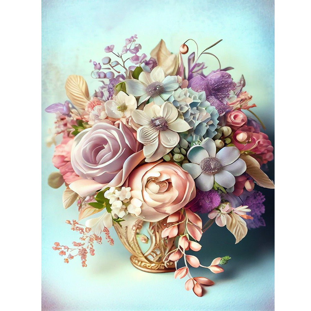 Diamond Painting - Full Round - fresh bouquet (30*40CM)