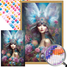 Load image into Gallery viewer, AB Diamond Painting - Full Round - winged angel girl (40*60CM)
