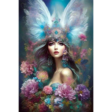 Load image into Gallery viewer, AB Diamond Painting - Full Round - winged angel girl (40*60CM)
