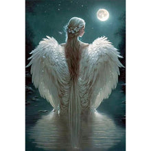 Load image into Gallery viewer, AB Diamond Painting - Full Round - winged angel girl (40*60CM)
