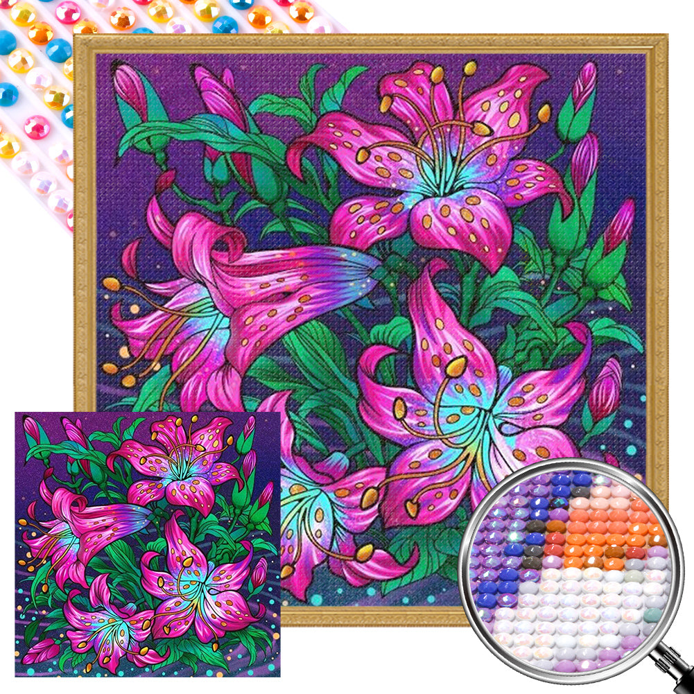 AB Diamond Painting - Full Round - morning glory (40*40CM)