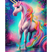 Load image into Gallery viewer, AB Diamond Painting - Full Round - fantasy unicorn (40*50CM)
