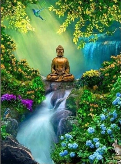 AB Diamond Painting - Full Round - Buddha (50*70cm)