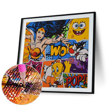 Load image into Gallery viewer, Diamond Painting - Full Round - wonder woman (30*30CM)
