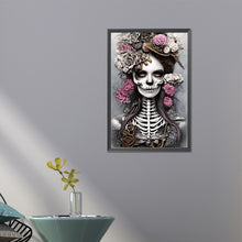 Load image into Gallery viewer, AB Diamond Painting - Full Round - skeleton girl (40*60CM)

