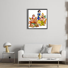 Load image into Gallery viewer, Diamond Painting - Full Round - Snow White and the Dwarfs (30*30CM)
