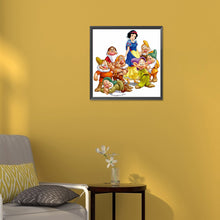Load image into Gallery viewer, Diamond Painting - Full Round - Snow White and the Dwarfs (30*30CM)
