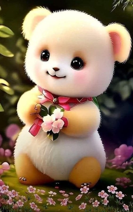 AB Diamond Painting - Full Round - Little Bear (40*60cm)