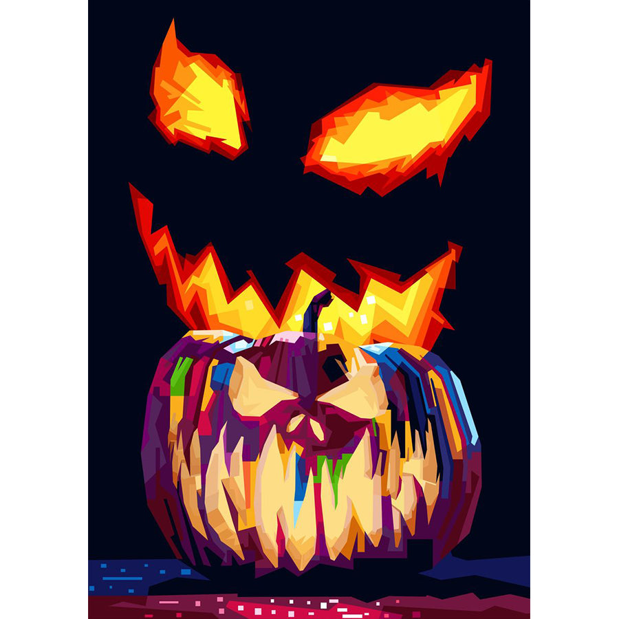 Diamond Painting - Full Round - Halloween Pumpkin (30*40CM)