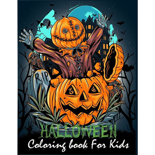 Diamond Painting - Full Round - Halloween Pumpkin Doll (30*40CM)