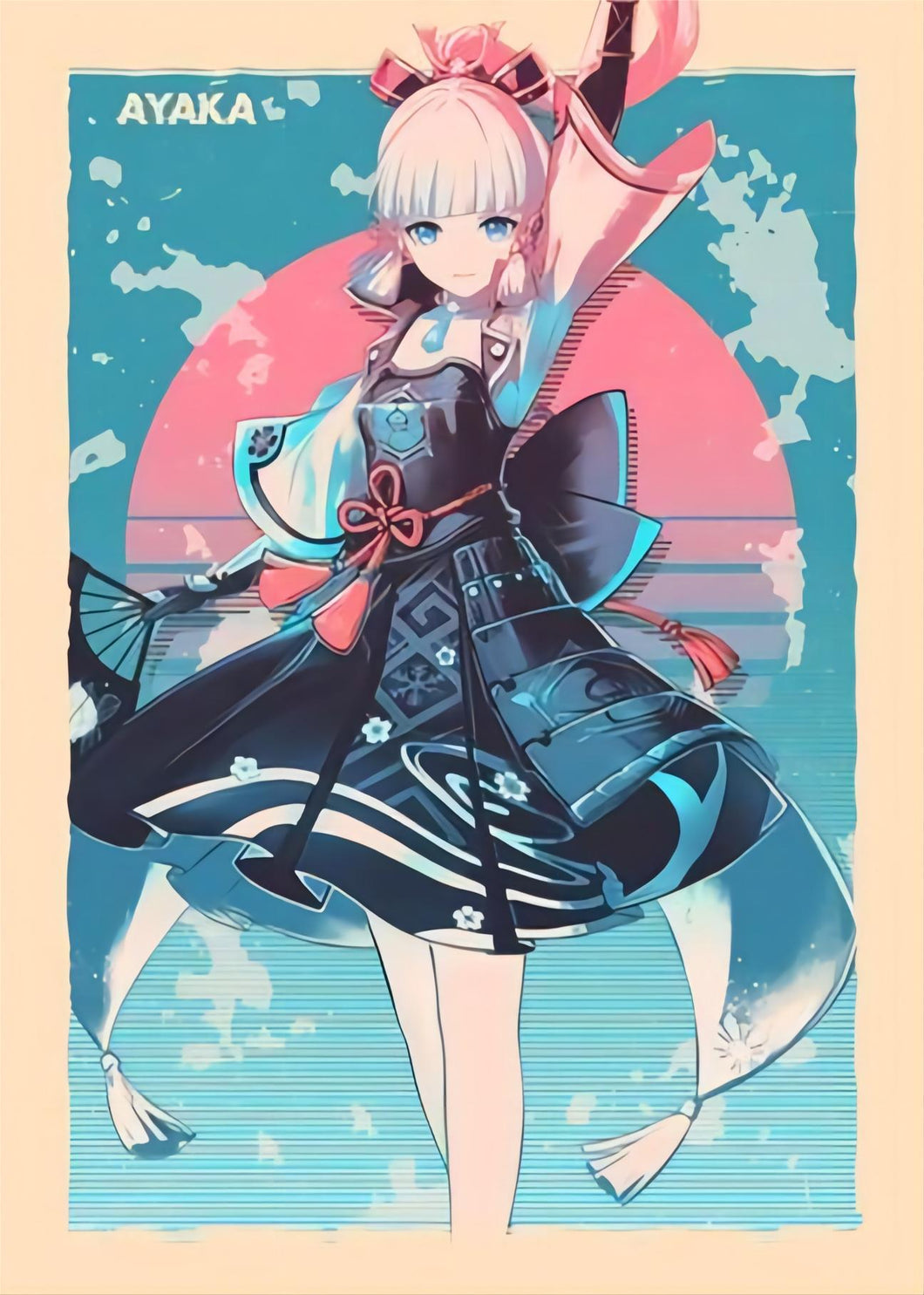Diamond Painting - Full Round - Genshin Impact Games-A Ya Ke (30*40CM)