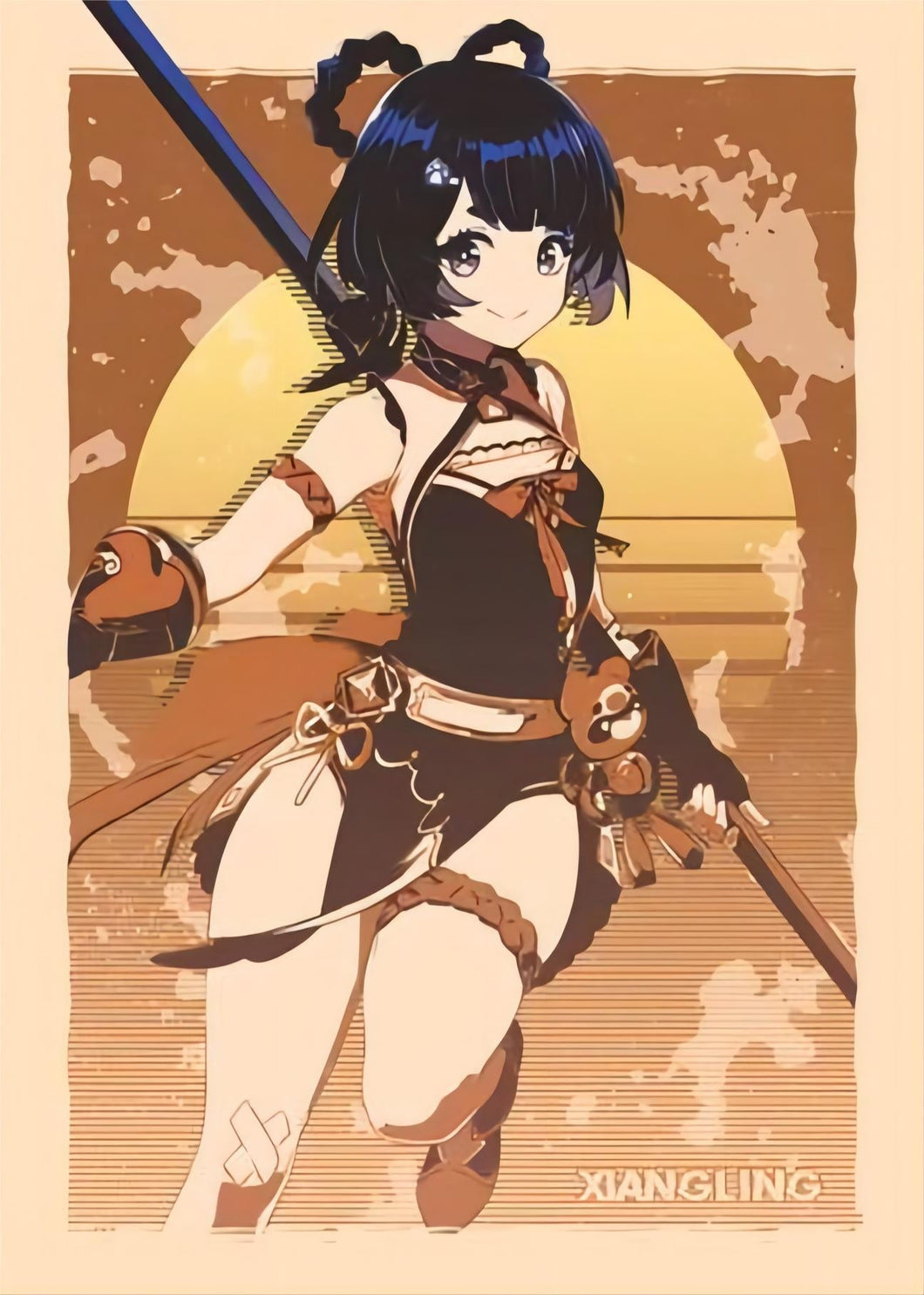 Diamond Painting - Full Round - Genshin Impact Games-Xiang Ling (30*40CM)
