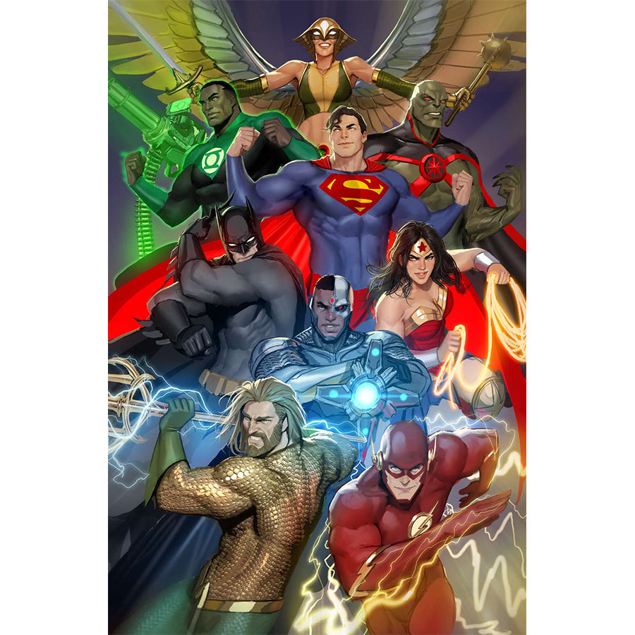 Diamond Painting - Full Round - Justice League Team (40*50CM)